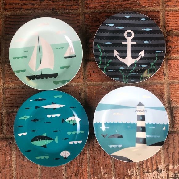 Magpie Dining Magpie Set Of 4 Ahoy Nautical Theme Small 75 Side